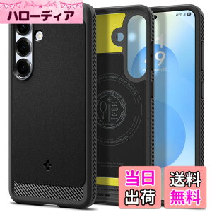 �y���������zSpigen Galaxy S25 �P�[�X Magfit�Ή� �ϏՌ� TPU �\�t�g �}�b�g �ČRMIL�K�i ���M�b�h�E�A�[�}�[�E�}�O�t�B�b�g ACS08951 (�}�b�g�E�u���b�N)