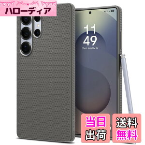 �y���������zSpigen Galaxy S25 Ultra �P�[�X �ϏՌ� ���^ �d��35g �X�g���b�v�z�[���t�� �ČRMIL�K�i�擾 �J�����ی� ���h�~�Ռ��z�� ���L�b�h�E�G�A�[ ACS08954 (�}�[�u���E�O���[)
