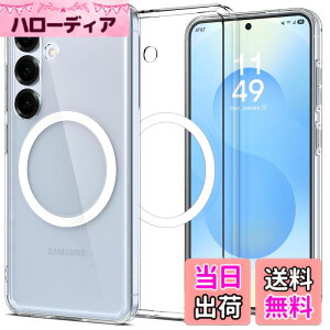 �y���������zSpigen Galaxy S25 �P�[�X �N���A Magfit�Ή� �ϏՌ� ���^ �y�� �X�g���b�v�z�[�� ���ϖh�~ �ČRMIL�K�i ���� �G�A�X�L���E�n�C�u���b�h�E�}�O�t�B�b�g ACS09011 (�N���A�E�z���C�g)