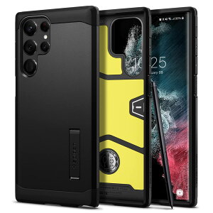 yzSpigen Galaxy S22 Ultra P[X [ SC-52C | SCG14 ] 3w\ X^ht ČRMILKi擾 Jی h~ Ռz CX[dΉ ^tEA[}[ ACS03923 (ubN)