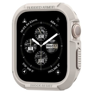 yzSpigen Apple Watch P[X 45mm | 44mm y Apple Watch 9 / 8 / 7 / SE2 / SE / 6 / 5 / 4 Ή z  Ռ z ^tlXfUC 菝 h~ ϏՌ یJo[ MbhEA[}[ ACS07379 (f[