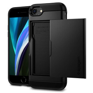 yzSpigen yn18N̋Zṕz iPhone SE3 SE2 y3/2z P[X ϏՌ 蒠^ J[h [ iPhone8/7p wh~ MILKi擾 h~ Ռz CX[d XEA[}[ CS 042CS