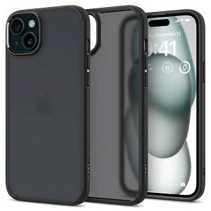 yzSpigen yn18N̋Zṕz iPhone 15 P[X NA ϏՌ  炳 ČRMILKi擾 wh~ Xgbvz[ ϗ}  TPU op[P[X 2d\ Yی C