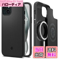 【送料無料】Spigen 【創業18年の技術力】 iPhone 15 ケース MagSafe 耐衝撃 薄型 ストラップホール 軽量…