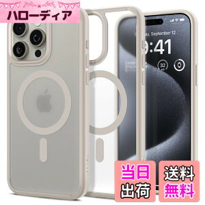 �y���������zSpigen �y�n��18�N�̋Z�p�́z iPhone 15 Pro �P�[�X MagSafe�Ή� �ϏՌ� �ČRMIL�K�i�擾 �X�g���b�v�z�[�� ���ϗ}�� ������ �X�g���b�v�z�[�� 2�d�\�� �����Y�ی� �C�菝�h�~ MagSafe ���C