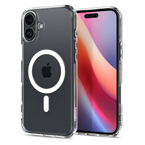yzSpigen yn18N̋Zṕz iPhone 16 Plus P[X NA MagSafeΉ ϏՌ Xgbvz[ ϖh~ op[ ČRMILKi EgEnCubhE}OtBbg ACS08075 (zC