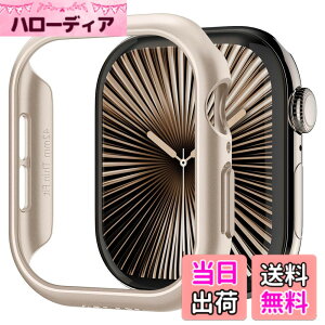 �y���������zSpigen Apple Watch 10 �P�[�X 42mm AppleWatch10 �Ή� ���� �Ռ� �z�� �ȒP�Ȏ��t�� �����^ �V���v�� �X���� �y�� �ی�J�o�[ �A�b�v���E�H�b�`�P�[�X �V���E�t�B�b�g ACS08590 (�X�^�[���C