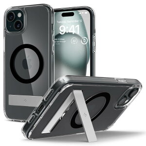 yzSpigen yn18N̋Zṕz iPhone 15 Plus P[X NA MagSafeΉ X^ht EgEnCubhSE}OtBbg ACS06666 (ubN)