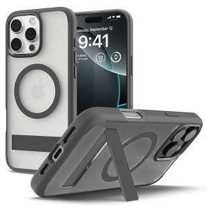 yzSpigen yRpNgȃX^htziPhone 16 Pro Max P[X MagSafeΉ  NA X^ht ČRMILKi EgEnCubhSE}OtBbg ACS08378 (tXgEOC)