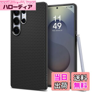 �y���������zSpigen �y�n��18�N�̋Z�p�́z Galaxy S25 Ultra �P�[�X �ϏՌ� ���^ �d��35g �X�g���b�v�z�[���t�� �ČRMIL�K�i�擾 �J�����ی� ���h�~ �Ռ��z�� ���L�b�h�E�G�A�[ ACS08953 (�}�b�g�E�u��
