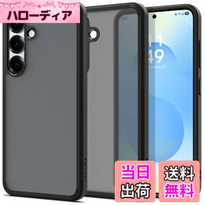�y���������zSpigen �y�n��18�N�̋Z�p�́z Galaxy S25 �P�[�X �ϏՌ� �X�g���b�v�z�[�� ���ϖh�~ �o���p�[ ���C�����X�[�d �ČRMIL�K�i �E���g���E�n�C�u���b�h ACS09007 (�t���X�g�E�u���b�N)