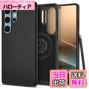�y���������zSpigen �y�n��18�N�̋Z�p�́z Galaxy S25 Ultra �P�[�X ���^ MagSafe�Ή� �ϏՌ� �}�b�g�d�グ �y�� �ČRMIL�K�i�擾 2�d�\�� �w��h�~ Qi2���C�����X�[�d�Ή� �V���E�t�B�b�g ACS08946(�u���b