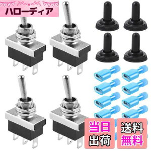 �y���������zXiatiaosann 4�� �g�O���X�C�b�` 12V 25A 3�s�� 3�|�W�V���� SPDT �I��/�I�t/�I�� �Z���t���b�N�X�C�b�` �����ԁADIY�d�C�v���W�F�N�g�A�h���L���b�v�t���{�[�g�A���C���[�R�l�N�^�[�p