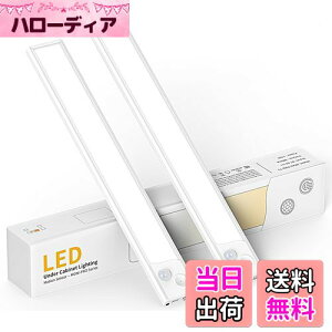 【送料無料】LEDセンサーライト人感センサーライト Type-C 充電式ライト 30cm 2200mAh大容量電池 足元灯 バーライト 人感センサー キッチン用ライト 屋内 マグネット 階段ライト 高感度 高輝度 超