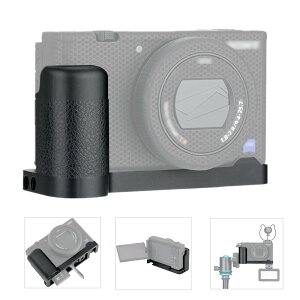 【送料無料】JJC 金属 ハンドグリップ バッテリーグリップ Sony VLOGCAM ZV-1 カメラ対応 マイク と LEDフィルライト取り付け可能