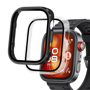 �y���������z�y2���Z�b�zFor HUAWEI WATCH FIT 4 Pro �P�[�X �K���X�t�B����+PC�t���[�� ��̌^ �ی�t�B���� Greerass �S�ʕی�P�[�X �����ߗ� �S�ʕی� �ϏՌ� �w��h�~ �������� �h���h�o �����ȒP 