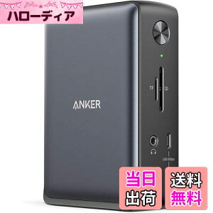 yzAnker PowerExpand 13-in-1 USB-C Dock hbLOXe[V 85Wo 4KΉ HDMI|[g 1Gbps C[Tlbg|[g 3.5mm I[fBIWbN USB-A USB-C|[g microSDSDJ[h Xbg