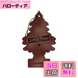 【送料無料】Little Trees 吊下げ式 芳香剤 エアーフレッシュナー レザー U1P-10290