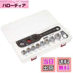 �y���������z�A�l�b�N�X(ANEX) �I�t�Z�b�g�A�_�v�^�[19 �Ε�19mm �P�[�X�t �}���`�Z�b�g AOA-19S2 �y�����Ƃ���̃l�W��i�b�g�񂵂Ɂz������� �i�b�g�� �l�W�� �X�g���[�g �H��