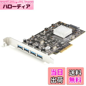 �y���������zStarTech.com USB���݃J�[�h/PCIe 3.0-4x USB-A/2x ASM3142����/UASP