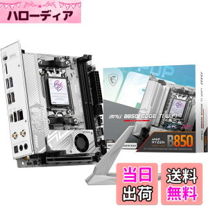 �y���������zMSI MPG B850I EDGE TI WIFI Mini-ITX�}�U�[�{�[�h MB6799