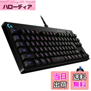 �y���������zLogicool G(���W�N�[�� G) PRO �Q�[�~���O�L�[�{�[�h �e���L�[���X GX�X�C�b�` �N���b�L�[ �L�� ���J�j�J�� �L�[�{�[�h �É� ���{��z�� LIGHTSYNC RGB ���E���P�[�u�� G-PKB-002CK �������K