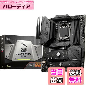 �y���������zMSI �}�U�[�{�[�h MAG B650 TOMAHAWK WIFI AMD Ryzen 7000/9000 �V���[�Y�Ή�B650�`�b�v�Z�b�g���� ATX MB5907
