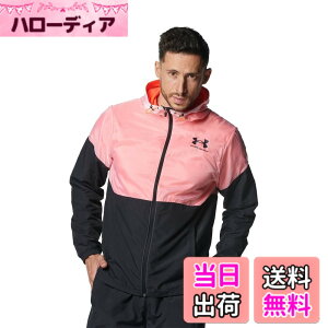 �y���������z[�A���_�[�A�[�}�[] UA MESH LINED WOVEN JACKET Black MD
