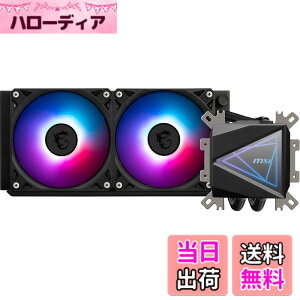 �y���������zMSI MAG CORELIQUID I240 240mm�ȈՐ���CPU�N�[���[ �u���b�N FN2491