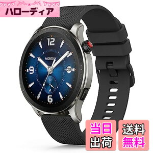 �y���������z[Vancle] 22mm �o���h for Amazfit Bip 6/GTR4 �o���h/Amazfit GTR 47mm / GTR 2 / GTR 2e / GTR 3 / GTR3 Pro/GTR 4 / Stratos 3 / Stratos 2, �����x���g �V�����V���R�����n���h �_�炩�� ���߉\ (�u���b�N)