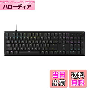 �y���������zCORSAIR K70 CORE ���j�A RGB �Ԏ��Q�[�~���O�L�[�{�[�h �L�[�L���b�v�����\ ���{��z�� �u���b�N CH-910971E-JP