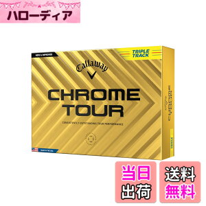 �y���������z�L�����E�F�C(Callaway) �S���t�{�[�� CHROME TOUR YLW 24 TRIPLE TRACK 1�_�[�X(12����) 4�s�[�X�\�� �g���v���E�g���b�N �C�G���[