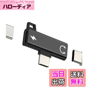 �y���������z�^�C�vc�C���z���W���b�N�ϊ��퓯�����イ�����[�d �A�_�v�^�[(2in1)�Ή�Apple iPhone 15 Pro Max Plus �Ή�iPad Pro Air �Ή�Sony Xperia �Ή�Samsung DAC Type-c Aux �}���[�d �ϊ��@ USB C �h���O�� �I