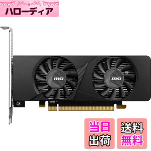 �y���������zMSI GeForce RTX 3050 LP 6G OC PCIe4.0 ���[�v���t�@�C���T�C�Y �⏕�d���s�v �f���A���t�@������ �O���t�B�b�N�X�{�[�h VD8790