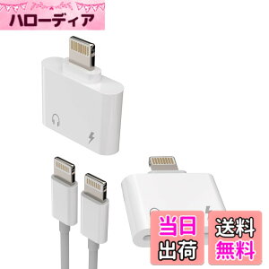 �y���������zLightning�W���b�N�A�_�v�^�[�i2����j�Ή�iPhone�p �C���z���[�d�� �}�C�N�t�� Apple 14 13 12 Pro Max �Ή�iPad AUX�R�l�N�^ �ԍڃA�N�Z�T���[ �P�[�u���I�[�f�B�I�ϊ���