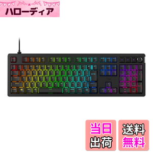 �y���������zHyperX Alloy Rise �Q�[�~���O�L�[�{�[�h ���{��z�� ���J�j�J�� �t���T�C�Y ���j�A�X�C�b�` ���f�B�A�R���g���[���[ �K�X�P�b�g�}�E���g �z�b�g�X���b�v �J�X�^�}�C�Y 7G7A3AA#ABJ