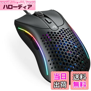 �y���������zGlorious Model D 2 Wired Matte Black �y�� �L�� �Q�[�~���O�}�E�X GLO-MS-DV2-MB MS0717