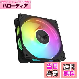 【送料無料】ASUS ケースファン 120mm Aura Sync 逆回転 TUF Gaming TR120 ARGB Fan Reverse 黒 国内正規代理店品