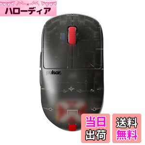 �y���������zPulsar Gaming Gears X2H Mini Clear Black ���C�����X �Q�[�~���O�}�E�X ���y�� 52�O���� ���E�Ώ� 2.4Ghz 1ms 26000 DPI Optical Sensor PAW3395 �������K�i