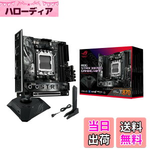�y���������zASUS ROG STRIX X870-I GAMING WIFI AMD Ryzen 9000 �V���[�Y AM5 �Ή� X870 �`�b�v�Z�b�g���� Mini-ITX �}�U�[�{�[�h/�������K�㗝�X�i