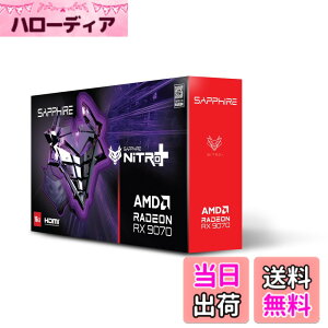 �y���������zSAPPHIRE NITRO+ Radeon RX 9070 GAMING OC 16GB �O���t�B�b�N�X�{�[�h 11349-01-20G VD8986