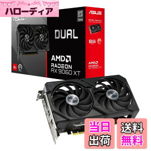 �y���������zASUS AMD Radeon RX 9060 XT �r�f�I�J�[�h 8GB GDDR6 DUAL-RX9060XT-8G �������K�㗝�X�i