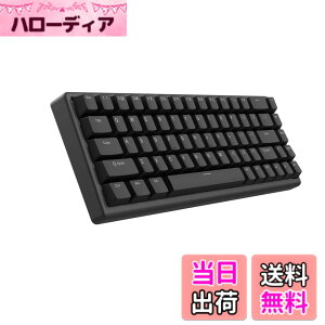 �y���������zArbiter Studio �Q�[�~���O�L�[�{�[�h ���s�b�h�g���K�[�Ή� ���C�X�C�b�` TENKO Polar 65 + �A���~�t���[�� 65% Just Black ���{���K�㗝�X�i