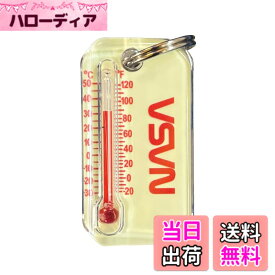 【送料無料】NASA/LUMA ZIP 暗闇で光るGLOW IN THE DARK 蓄光 温度計 キーホルダー