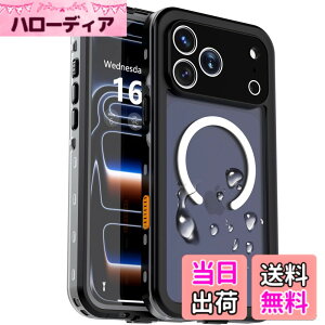 �y���������z�y�h���h�o�EMagSafe�Ή��ziPhone 17 Pro �p �P�[�X �h�� �Ռ��z�� �����B�e�Ή� ��F�ؑΉ� �S�ʕی� �h�� �h�o ����~�� �莝���₷�� ��� �ϏՌ� �X�g���b�v�t�� �J�̓��A�����C