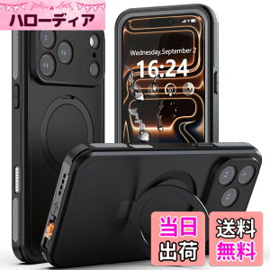 �y���������z�y�h���E�X�^���h�@�\�EMagSafe�Ή��zUMITTOS iPhone 17 Pro �p �P�[�X �h�� �Ռ��z�� �S�ʕی� �h�� �h�o �����B�e�Ή� ��F�ؑΉ� ����~�� �莝���₷�� ��� �ϏՌ� �X�g���b�v�t�� 
