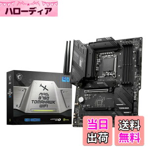 �y���������zMSI MAG B760 TOMAHAWK WIFI DDR5 ��14/13/12���� Intel(LGA1700) B760�`�b�v�Z�b�g���� ATX �}�U�[�{�[�h MB5989