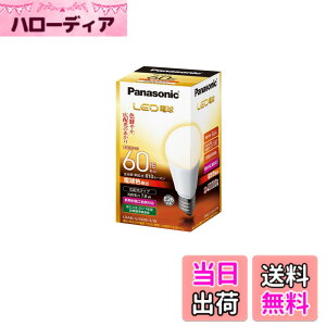 �y���������z�p�i�\�j�b�N LED�d�� �������a26mm �d��60W�`���� �d���F����(7.8W) ��ʓd���E�L�z���^�C�v ���`���Ή� LDA8LGK60ESW