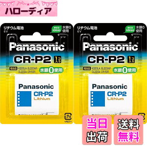 �y���������zPanasonic �J�����p���`�E���d�r 6V CR-P2W (2�Z�b�g)