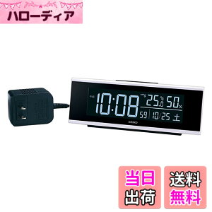 �y���������z�Z�C�R�[�N���b�N(Seiko Clock) �u�����v �ڊo�܂����v �d�g �f�W�^�� �𗬎� �J���[�t�� �V���[�YC3 �� �{�̃T�C�Y:6.3x17.4x4.6cm DL307W